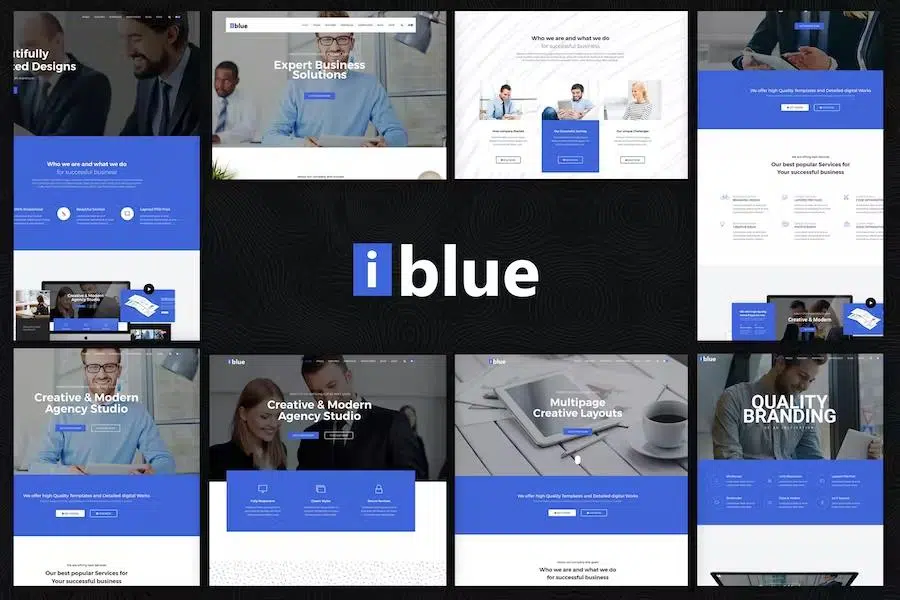 iblue – Responsive Multi-Purpose HTML5 Template