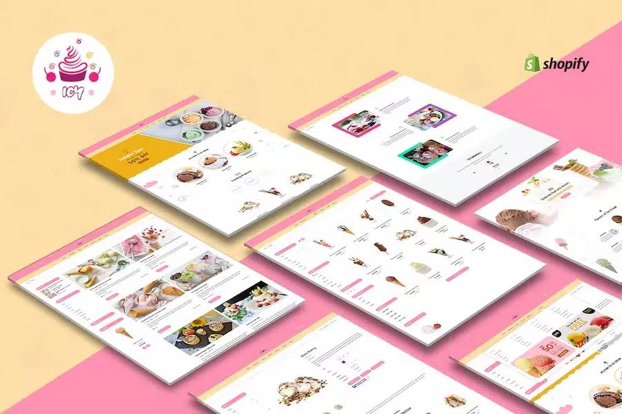 Icy – Shopify Ice Cream, Cake Shop Theme