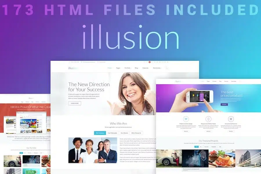 illusion – Premium Multipurpose HTML Template