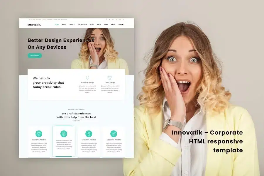 Innovatik – Corporate HTML responsive template