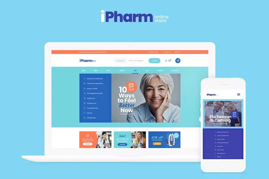 IPharm – Online Pharmacy & Medical WordPress Theme