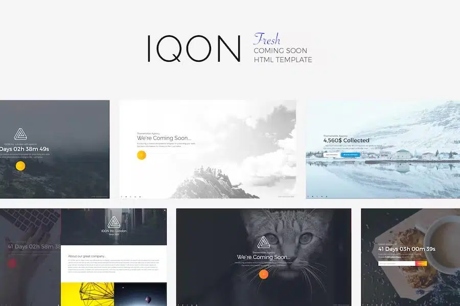 IQON – Fresh Coming Soon Template