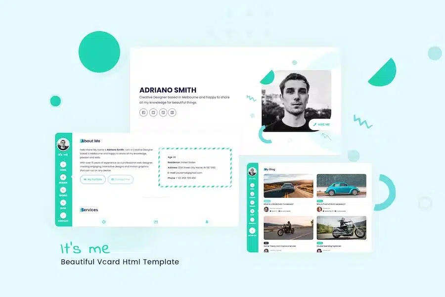 It’s me – Premium Resume Html Template