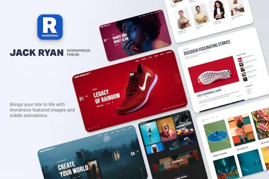 Jack Ryan – Creative Portfolio WordPress Theme