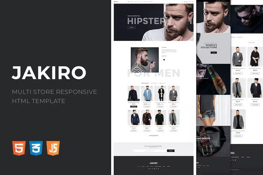 Jakiro – Multi Store Responsive HTML Template