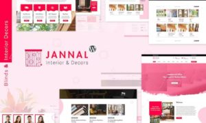 Jannal – Windows Curtains & Doors Service WordPress Theme