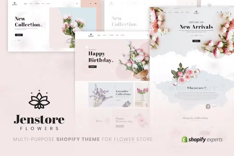 JenStore – Multi-Purpose Shopify Theme for Flower Store