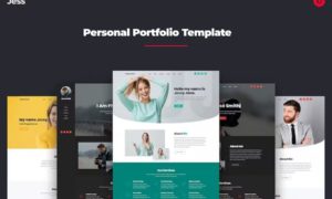 Jess – Personal, Portfolio, CV & Resume Website Template