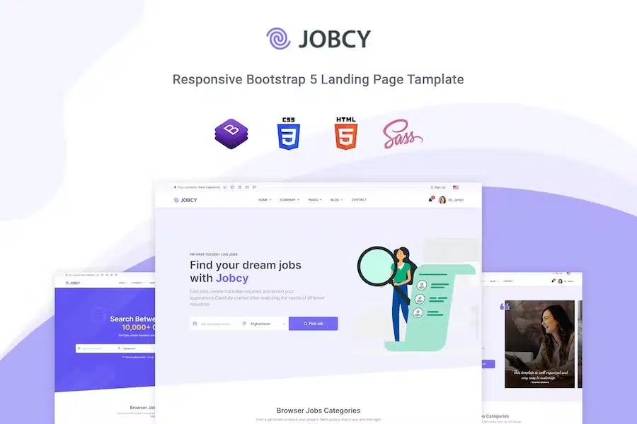 Jobcy – Job Board HTML Template