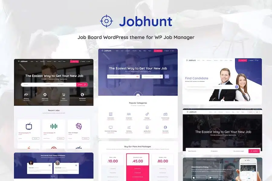 Jobhunt – Job Board WordPress theme for WP Job Manager