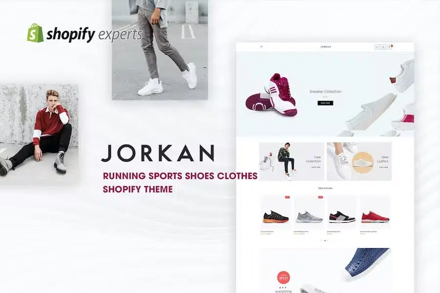 Jorkan – Running Sports Shoes Clothes Shopify Theme