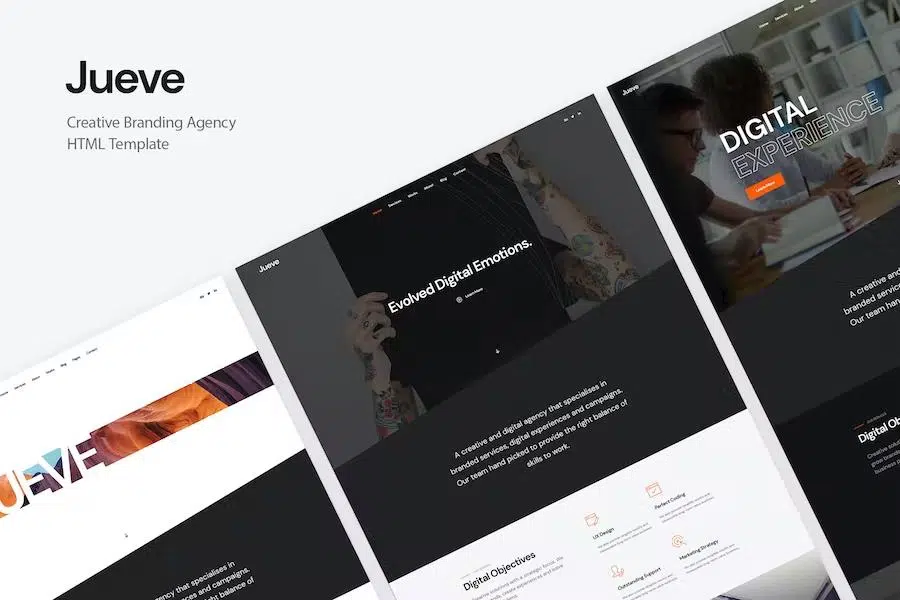 Jueve – Creative Agency Onepage HTML Template