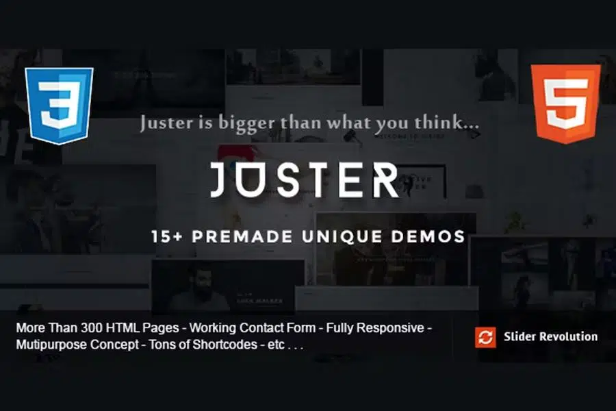 Juster – Multi-Purpose HTML Theme