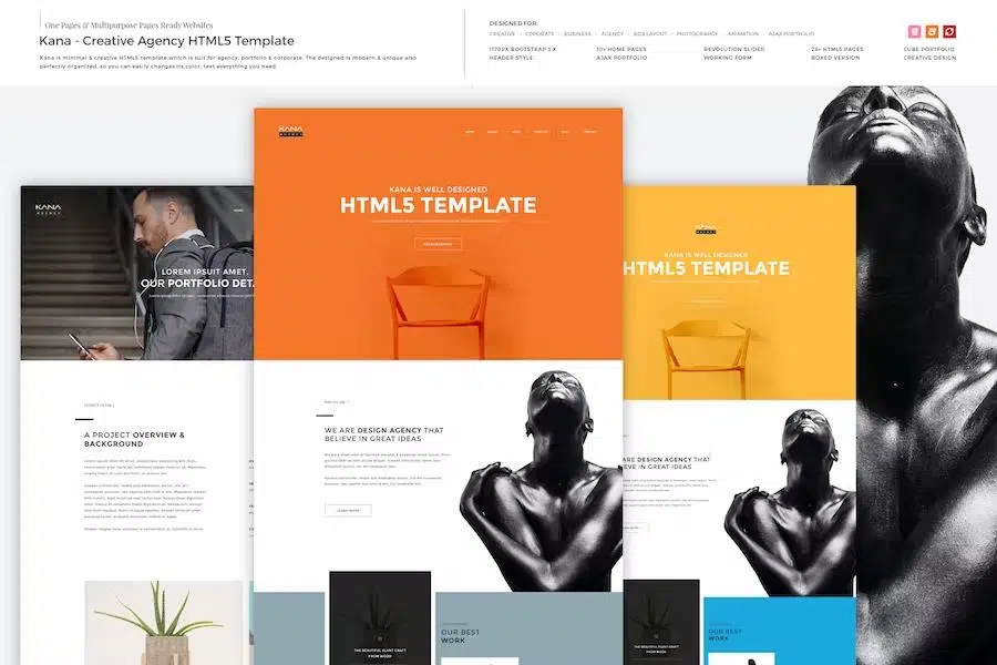 Kana – Creative Agency HTML5 Template