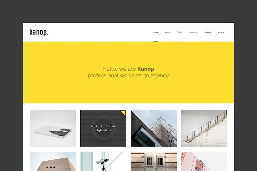 Kanop – Photography & Personal Blog HTML Template