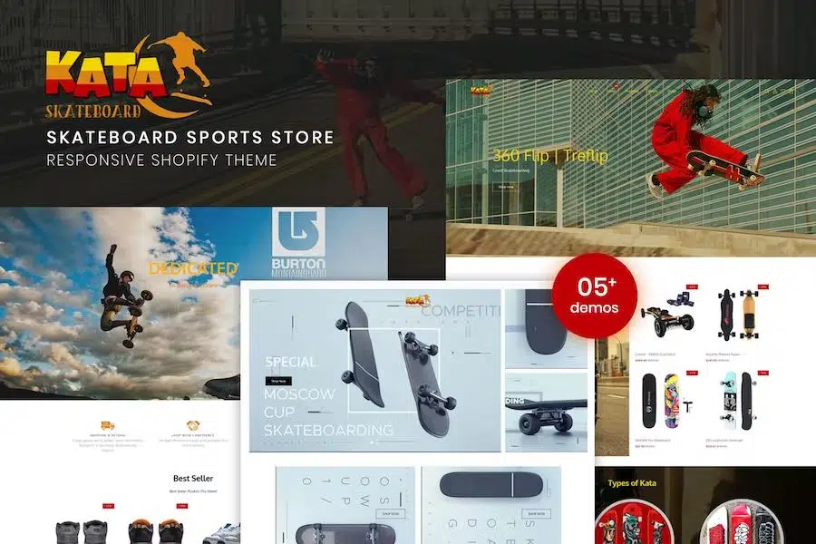 Kata – Skateboard Sports Store Shopify Theme