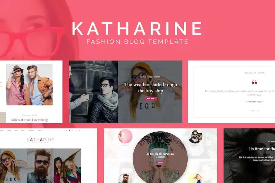 Katharine – Modern Fashion Blog Template