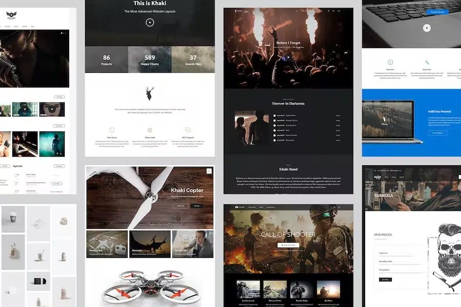 Khaki – Responsive Multi-Purpose WordPress Theme