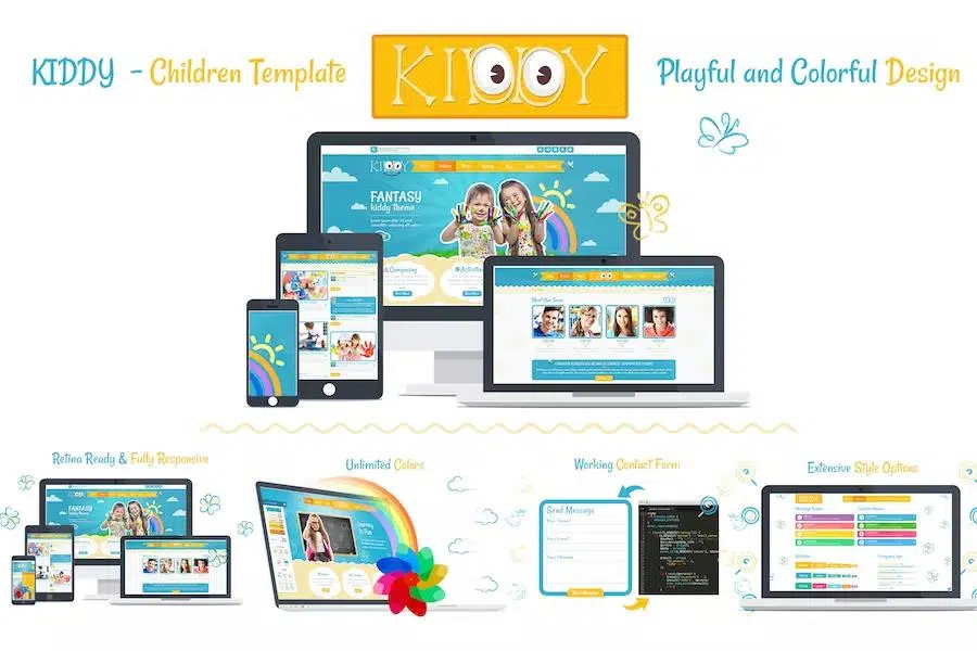 Kiddy – Children HTML Template