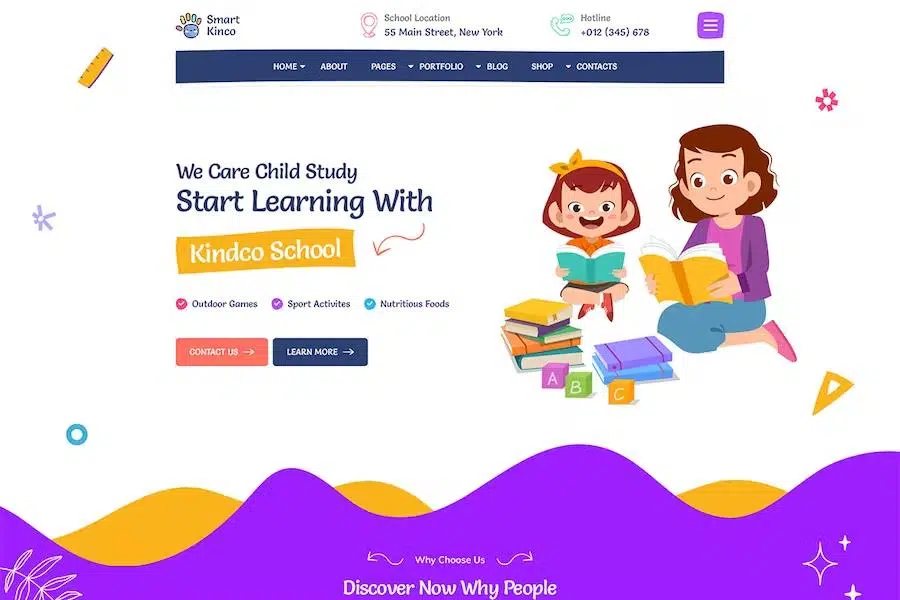 Kinco – Day Care & Kindergarten HTML Template