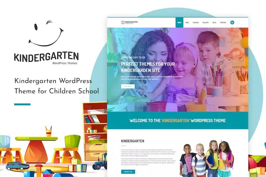 Kindergarten HTML Template