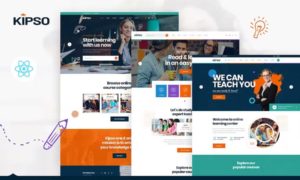 Kipso – React Next Online Education Learning & LMS Template