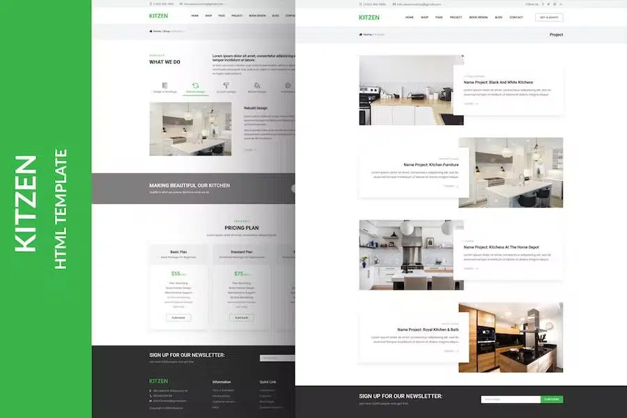 Kitzen – Modern Kitchen HTML Template