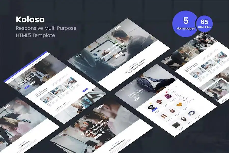 Kolaso – Modern Multi-Purpose HTML5 Template