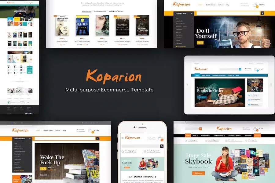 Koparion – Book Shop Responsive OpenCart Theme