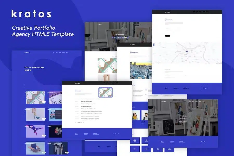 Kratos – Creative Portfolio Agency Template