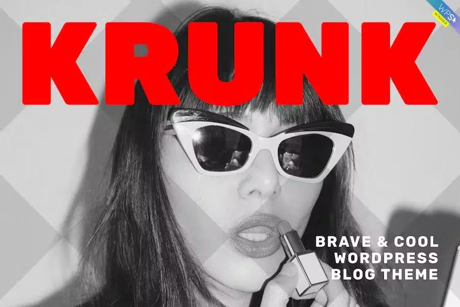 Krunk – Brave & Cool WordPress Blog Theme