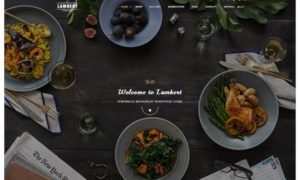 Lambert – Restaurant Cafe Pub WordPress Theme