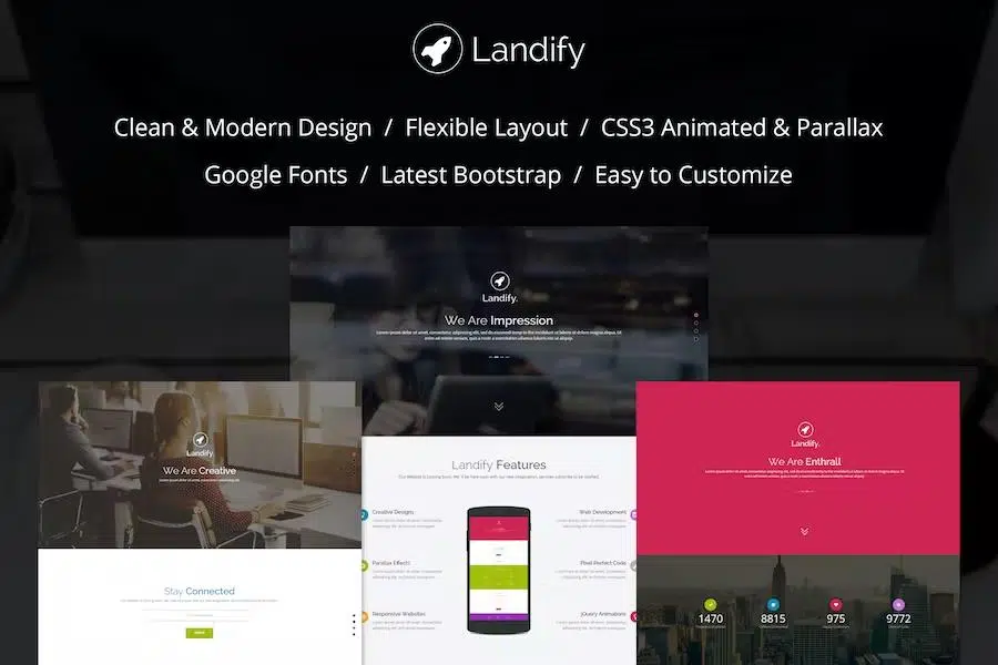 Landify – One Page Parallax