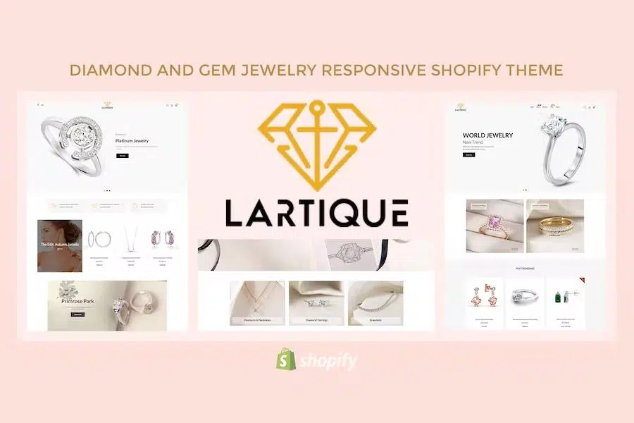 Lartique – Diamond And Gem Jewelry Responsive Shopify Theme