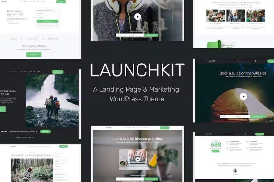 Launchkit Landing Page & Marketing WordPress Theme – Marketing