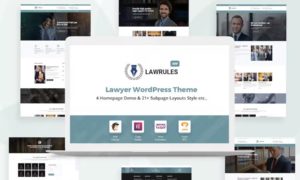 Lawrules – Lawyer WordPress Theme