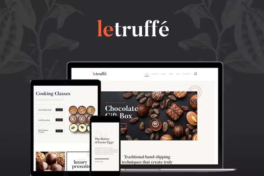 Le Truffe – Chocolate Sweets & Candy Store WordPress Theme