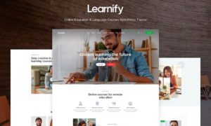 Learnify – Online Education Courses WordPress Theme