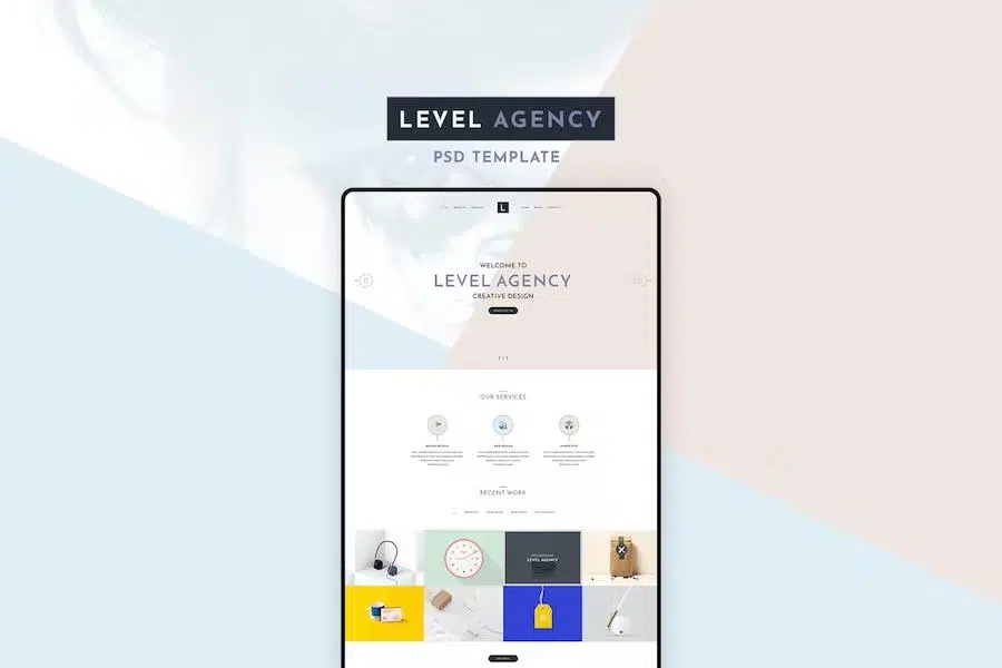 Level Agency – CREATIVE PSD TEMPLATE