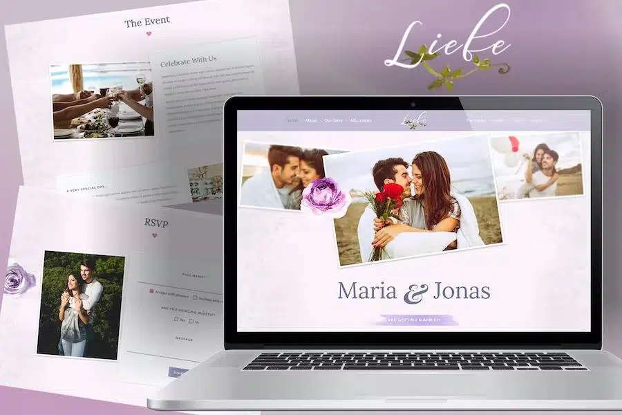 Liebe – Responsive HTML Wedding Template