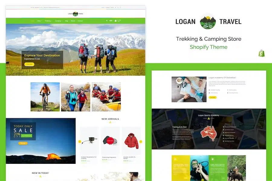 Logan – Adventure, Travel Store Shopify Theme