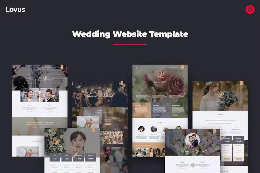 Lovus – Responsive HTML Wedding Template