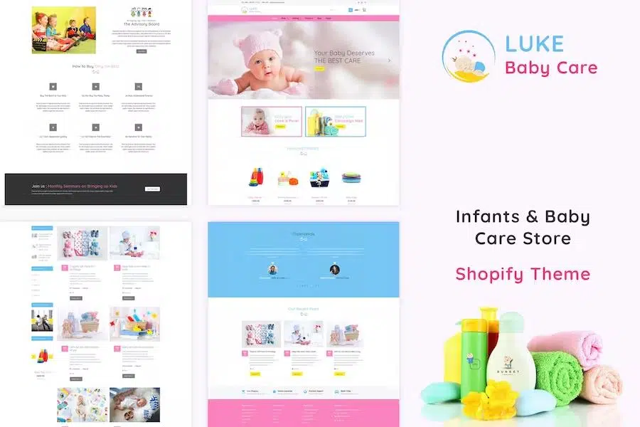 Luke – Toys Store, Baby Shopify Theme