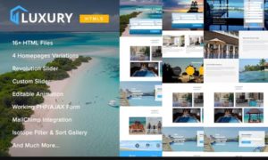 Luxury Interactive Hotel Template