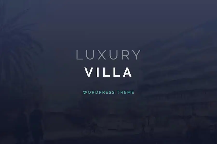 Luxury Villa – Property Showcase WordPress Theme