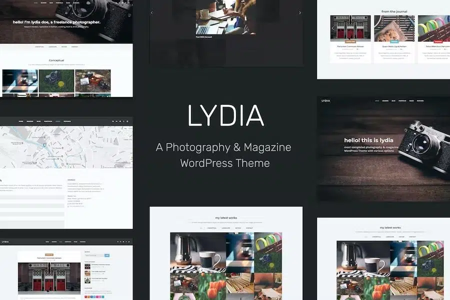 Lydia – Photography & Magazine WordPress Theme – Photography