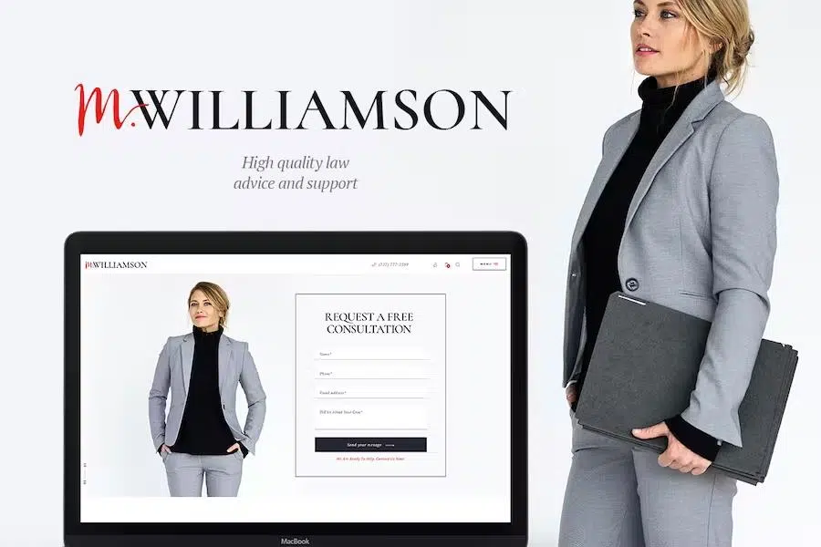 M.Williamson – Lawyer & Legal Adviser WordPress Theme