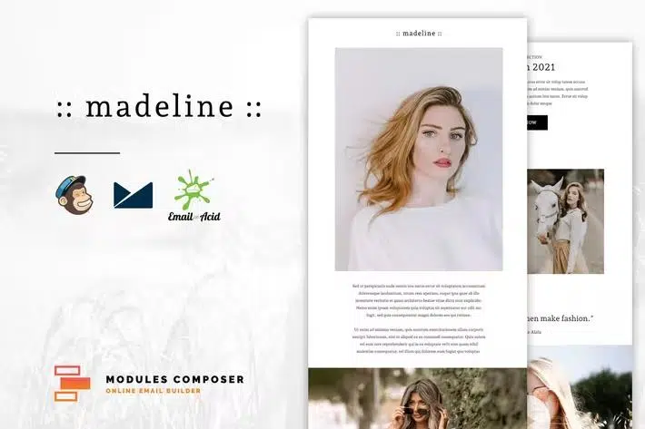 Madeline – E-commerce Responsive Email Template