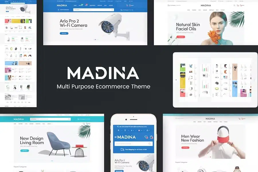 Madina – Multipurpose Responsive Prestshop Theme