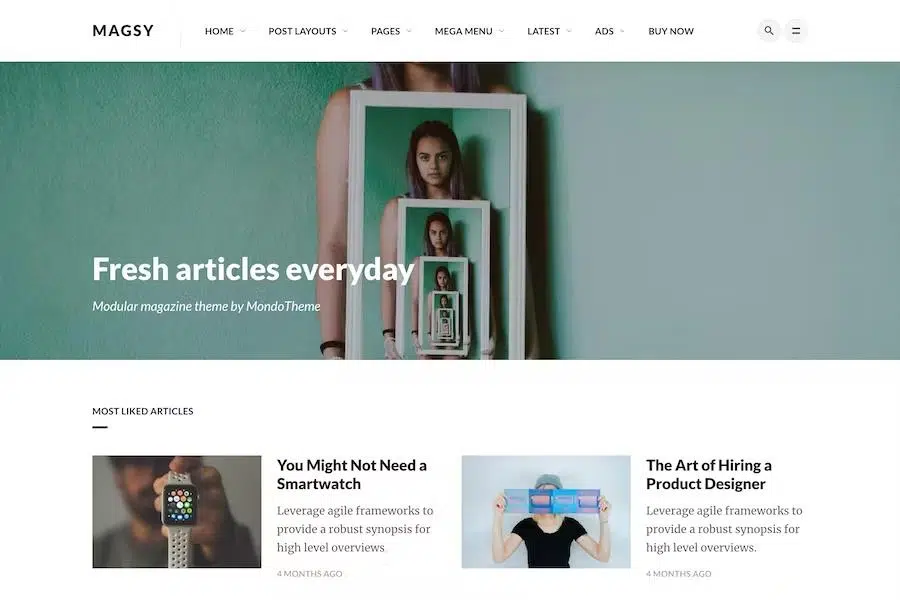 Magsy – Modular Magazine & Blog Theme